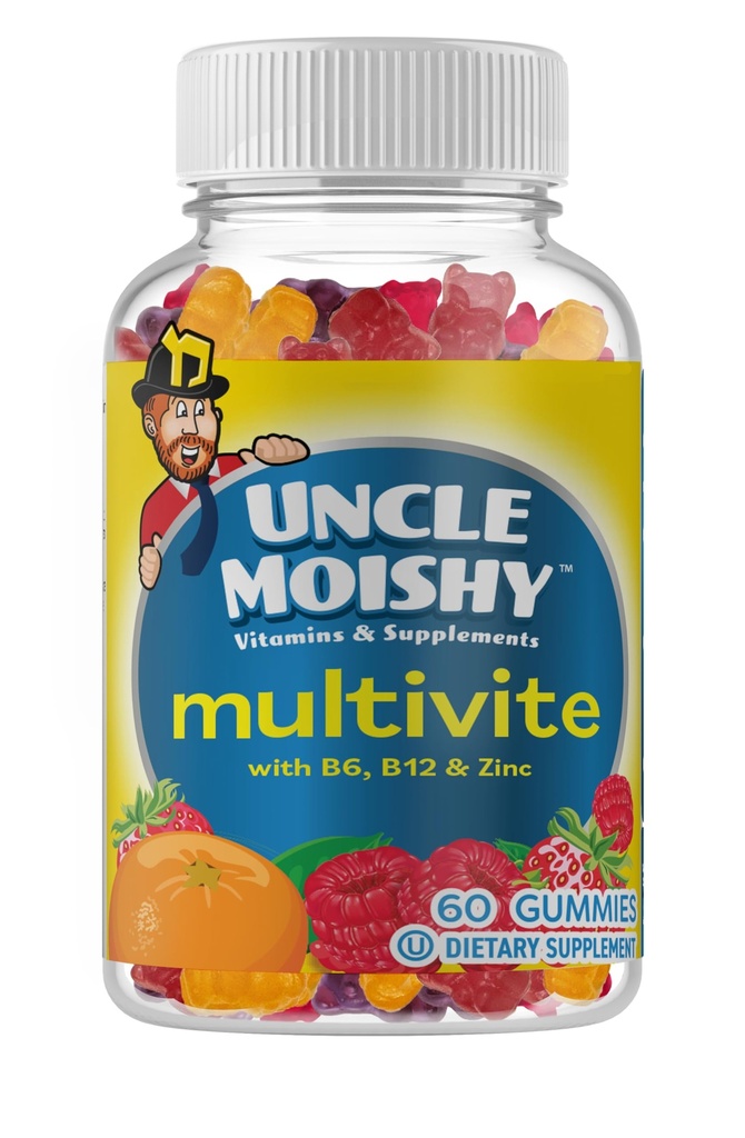 AEE SIXNE Oom Moishy Kosher Kinderen Multi-Vitamine Mineral Jellies met Choline 60 Jellies