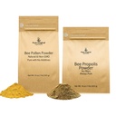 PURE ORIGINEEL INGREDIËNTEN Bijenpollen poeder en bijenpropolis poederbundel, 1 lb Elke, Geen fillers, Lab geverifieerd