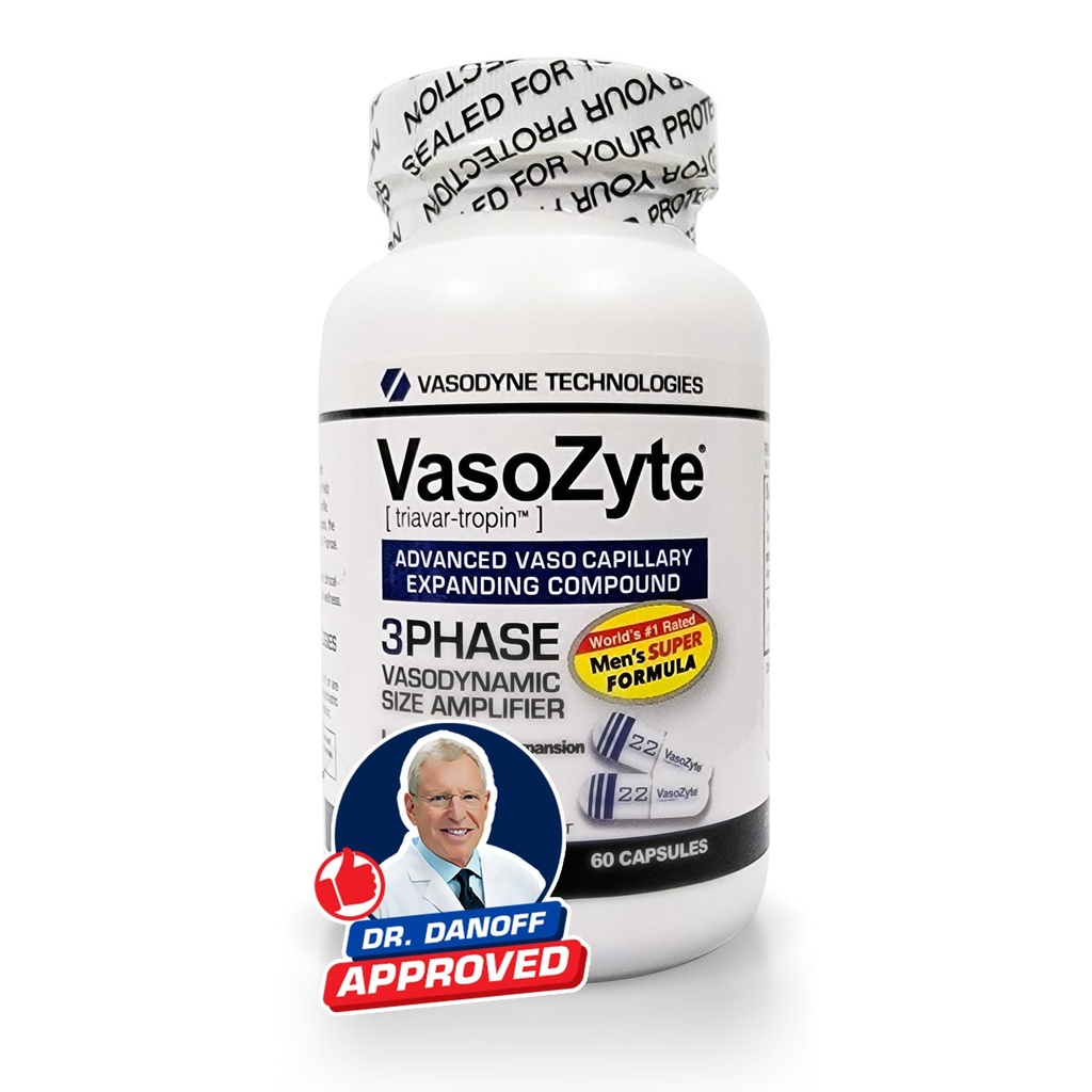 Generieke VasoZyte - Ondersteunt stikstofoxide en gezonde bloedstroom - met onze exclusieve formule met Oligopin, en onze kristal zuivere extractie - voor welzijn - 30 dagen levering - 60 capsules