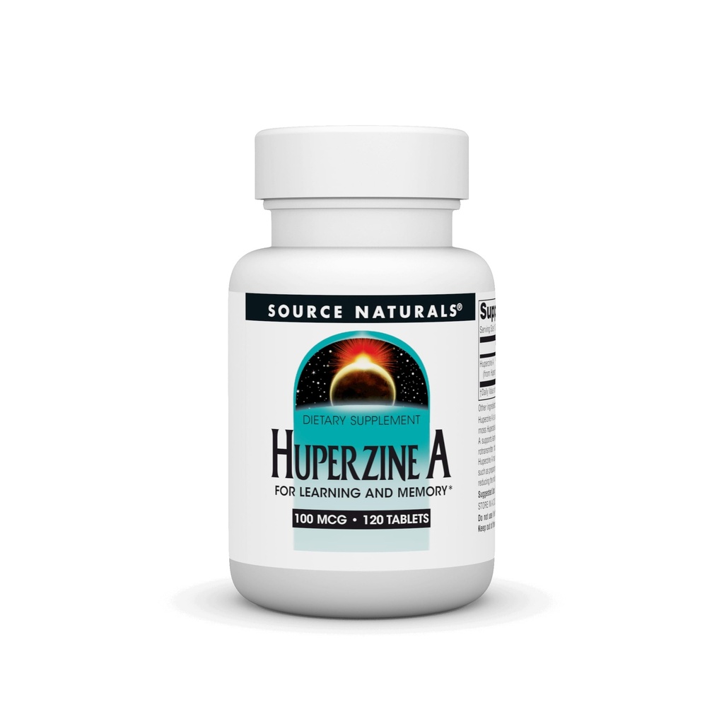 Bron Naturals Huperzine A, for Learning and Memory*, 100mcg - 120 tabletten