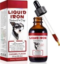 Vloeibaar ijzer Supplementen voor honden,LiquiI ijzer met vitamine C en B12,Ondersteunt anemie, lage enery niveaus en lethargy, Promotes bloed gezondheid, helpt met de vorming van rode bloedcel