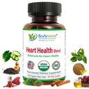 CholestérolSupport Heart Health Blend (en anglais seulement) USDA Organic Supplement w/Extracts of Green Tea, Dandelion, Bitter Melon, Moringa (en anglais seulement) Supply 60-Day Vegan, Non-OGM, Sans gluten, Made in USA