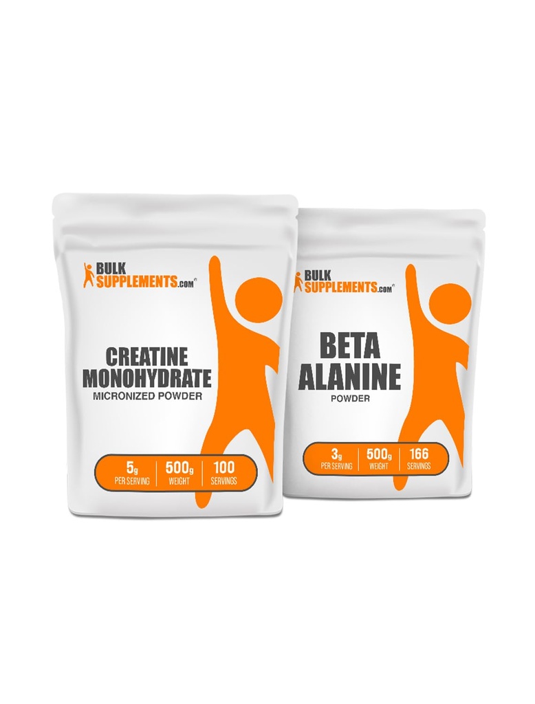 BulkSupplements Create 500g + Beta Alanine 500g Bundle