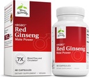 Terry natuurlijk HRG80 Red Ginseng Man Power - Blood Circulation & Endurance Support Supplement - Dieetsupplement met Ginseng & Zink - Herbal Supplement voor energie-ondersteuning - 48 capsules