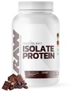 RAW Wei Isolaat Proteïnepoeder, Donkere Chocolade - 100% Grass-Fed Sport Voeding Wei Proteïne Poeder voor Spiergroei & Recovery - Low-Fat, Low Carb, Natuurlijk Gearomatiseerd & Gezoet - 25 porties