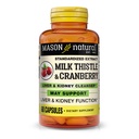 MASON Nettoyant du foie et du rein pour le chardon et la canneberge - Soutient la fonction saine du foie et du rein, le nettoyage et la désintoxication, 60 capsules