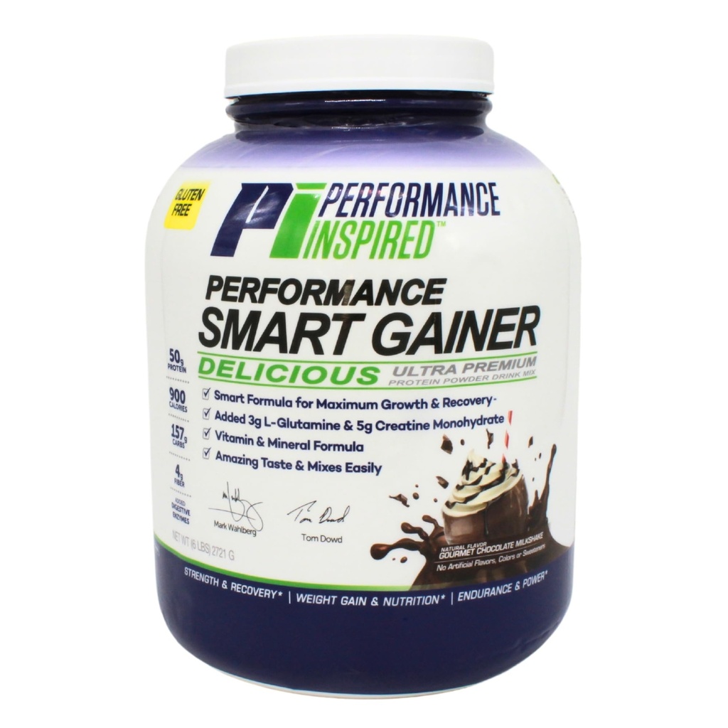 Prestaties Geïnspireerde Voeding Smart Mass Gainer 50G Proteïne, 900 Calorieën, Creatine, L-Glutamine & Digestieve Enzymen 
