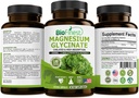 Biofinest Chelated Magnesium Glycinate 200mg Supplement - Gezond hart Bowel Beweging Immune Energy Metabolisme Slaap Mood - Made in USA (120 Capsules)