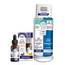 GuruNanda Black Seed Oil, Cold-Pressed Nigella Sativa - rijk aan vitamine D3 5000 eenheden, K2 & E & Dual Barrel Oxyburst Whitening Mondwash - Bevat waterstofperoxide
