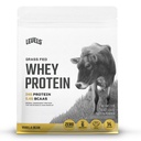 Niveaus Gras Fed Wei Proteïne Poeder, Geen Kunststoffen, 24G eiwit, Vanille Bean, 1LB