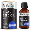 RAWYA Black Seed Oil - Extra sterke smaak, hoge TQ, koud geperst, glasfles, Nigella Sativa Oil, geweldig voor huid en haarverzorging, zwarte komijnzaad, Kalonji, 100% Certified Organic - 3,4 Fl Oz,