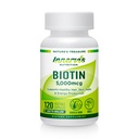 High Potency Biotin 5000mcg Ondersteunt Haar, Huid & Nagel Gezondheid, 120 Veggie Capsules