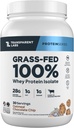 Transparante Labs Grass-Fed Wei Proteïne Isolaat - van nature op smaak gebracht, Glutenvrij Wei Proteïne Poeder met 28 g eiwit per portie & 9 Aminozuren - 30 porties, Havermout Chocolade Chip Cookie