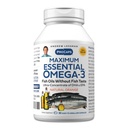 ANDREW LESSMAN Maximum Essential Omega-3 Orange - 30 Softgels - Ultra-Pure, High Potency Omega-3 Oils. Hoge DHA, geen maagklachten, geen lastpakken, geen kwik. Klein Makkelijk doorslikken Softgels
