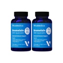 VitaMedica Bromelain & Quercetin Supplement - 500mg Bromelain 250mg Quercetin - 2400 GDU for Immunity, Joint Support, Ontsteking and Muscle Recovery - 60 Vegan Capsules - 30 Serves (2 Pack)
