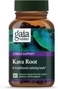 Gaia Herbs Kava Kava Root, Capsules liquides végétaliens, 60 Compte - Soutient l'équilibre émotionnel, le calme et la relaxation, la puissance garantie 75mg Kavalactone active