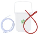 Koffie Klysma Kit voor Colon Reiniging - Aanbevolen door Gerson Huis Klysma Kit - Klysma Emmer Kit met Rode Tube - Colon Detox Biologische Koffie Klysma - Klysma Koffie Colon Cleanser - Colon Health
