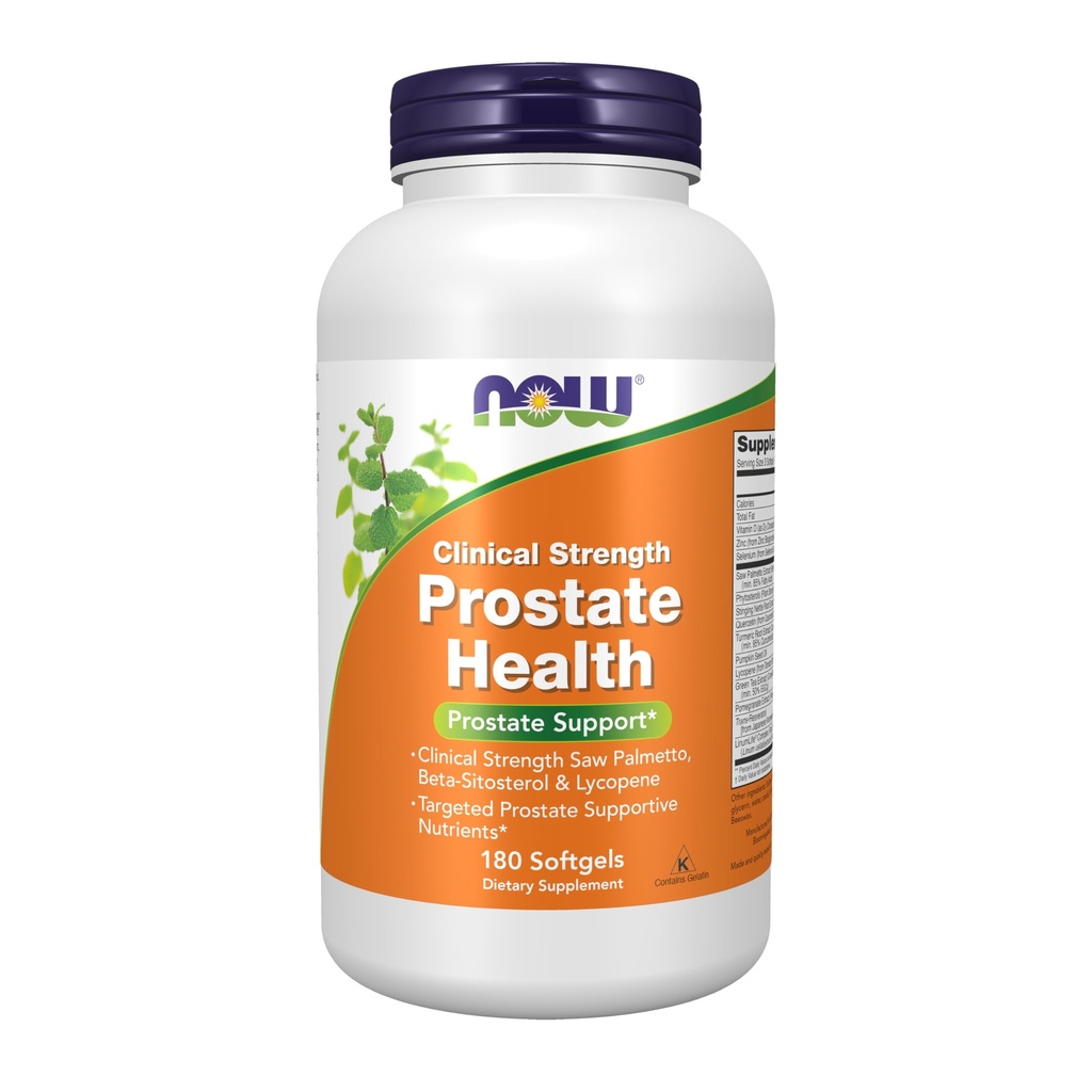 MAINTENANT compléments alimentaires, santé de la prostate, palmetto de résistance clinique, bêta-sitostérol et lycopène, 180 softgels