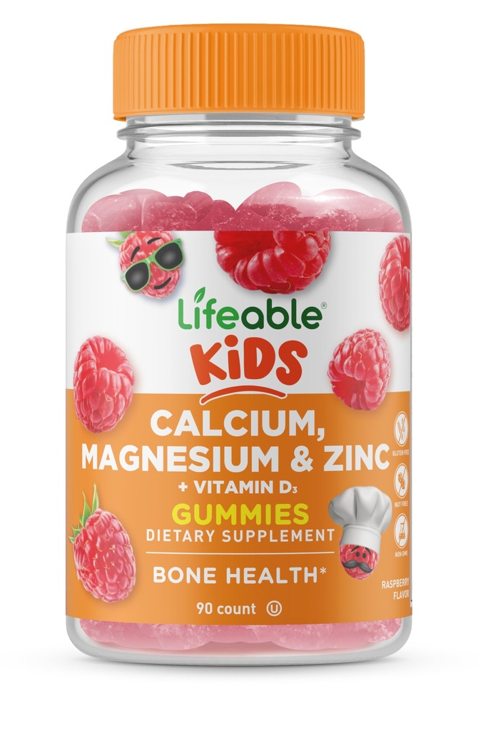 Levensvatbare Kids Calcium Magnesium Zink Gummies 