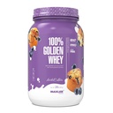 Maxler 100% de protéines de lactosérum doré - 24g de protéines par portion - Poudre de protéines de lactosérum premium pour pré-entraînement - Mélange concentré de lactosérum à absorption rapide, isolat et hydrolysat - Blueberry Muffin 2 lb