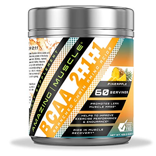 Verbazingwekkende spier BCAA 2:1:1 vertakte keten Aminozuren supplement 