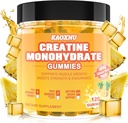 Creatine Monohydraat Gummies 5600mg voor mannen en vrouwen, 120 CT Kauwbare Creatine Gummies voor spierondersteuning, energie Boost, 5.6g van Creatine Monohydraat per Serving - Sugar Free, Vegan (Pineapple Flavor)