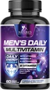 Multivitaminen voor mannen - Vitamine A, C, D, E, Zink, Calcium, Multivitaminen voor Immune Health Support, Vitamine B12, Mannen