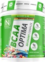 NutraKey BCAA Optima Post workout Recovery Complex, Geen suiker, Geen Carb, Herstelhulp, Zure Gummy Worms