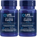 Life Extension Super Ubichinol CoQ10 met verbeterde Mitochondriale Ondersteuning, Krachtige Hart Gezondheid en Cellulaire Energie Productie Ondersteuning,Ultra-absorbeerbaar,Gluten-Free,Non-GMO, 100 mg, 60 softgels (pakket van 2)