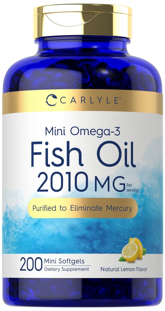 Carlyle Mini Fish Oil Softgels 2010 mg 