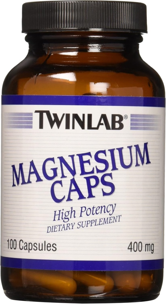 Twinlab - Magnesiumcaps, 400 mg, 100 capsules