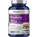 NusaPure Rhodiola Rosea 7.500mg 180 Veggie Capsules (Non-GMO, Extract 30:1, Vegan & Glutenvrije) Bioperine