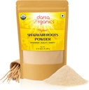 Shatavari Powder 8 oz, USDA certifié biologique Asperges Racemosus, Herbe ayurvédique pour les femmes, équilibre hormonal et vitalité, idéal pour le thé et les smoothies, non-OGM, végétalien, casher