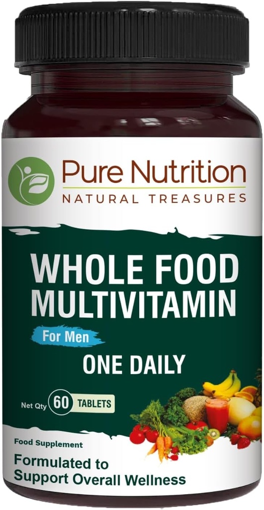 Pure Voeding Volle voeding Multivitaminen voor mannen 60 Tabs 