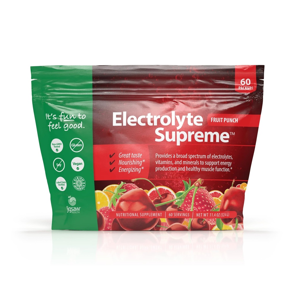 Jigsaw Health Electrolyte Supreme Broad Spectrum van Electrolytes + Trace Minerals 