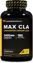 Primaforce CLA 2400 mg per portie (180 softgels) - Max CLA - voor mannen en vrouwen, niet-stimulerend, GGO-vrij en glutenvrij