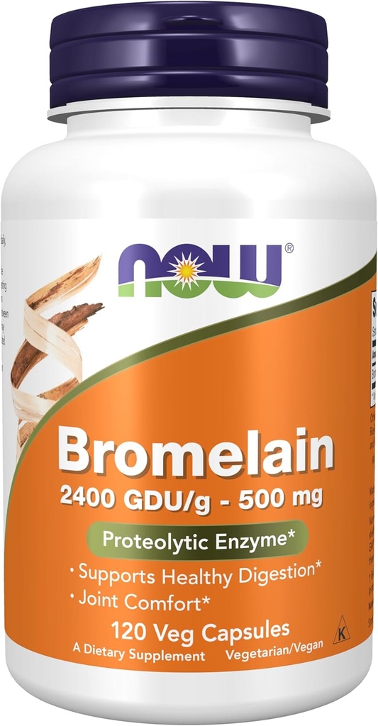 Bromelain 500 mg,120 Veg Capsules