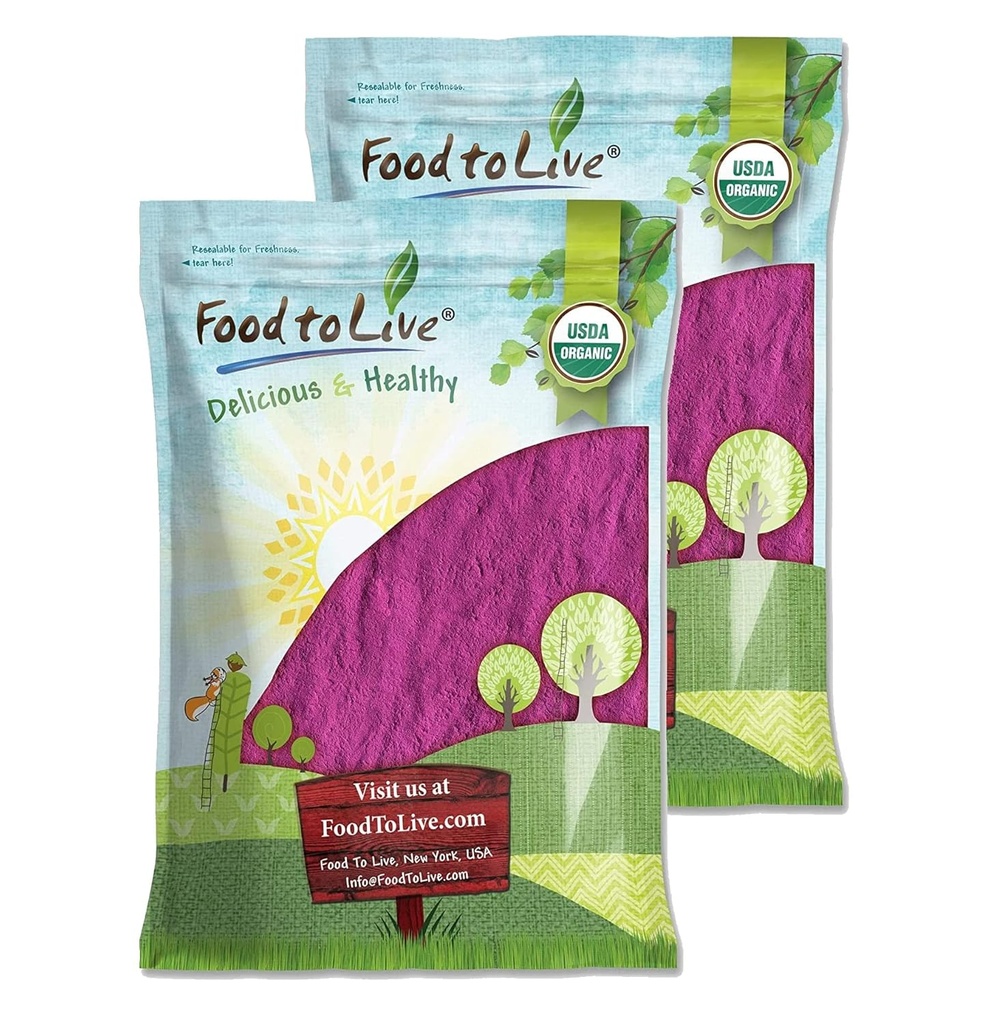 Food to Live Organic Black Currant Juice Powder, 16 Pounds 