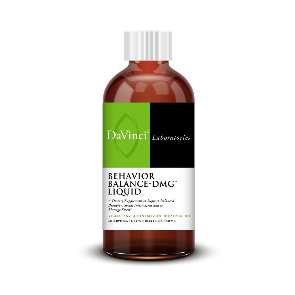 DAVINCI Labs - Bilan comportemental - DMG Liquide - Supplément alimentaire pour soutenir le comportement équilibré et gérer le stress - 10,14 Fl Oz (60 portions)