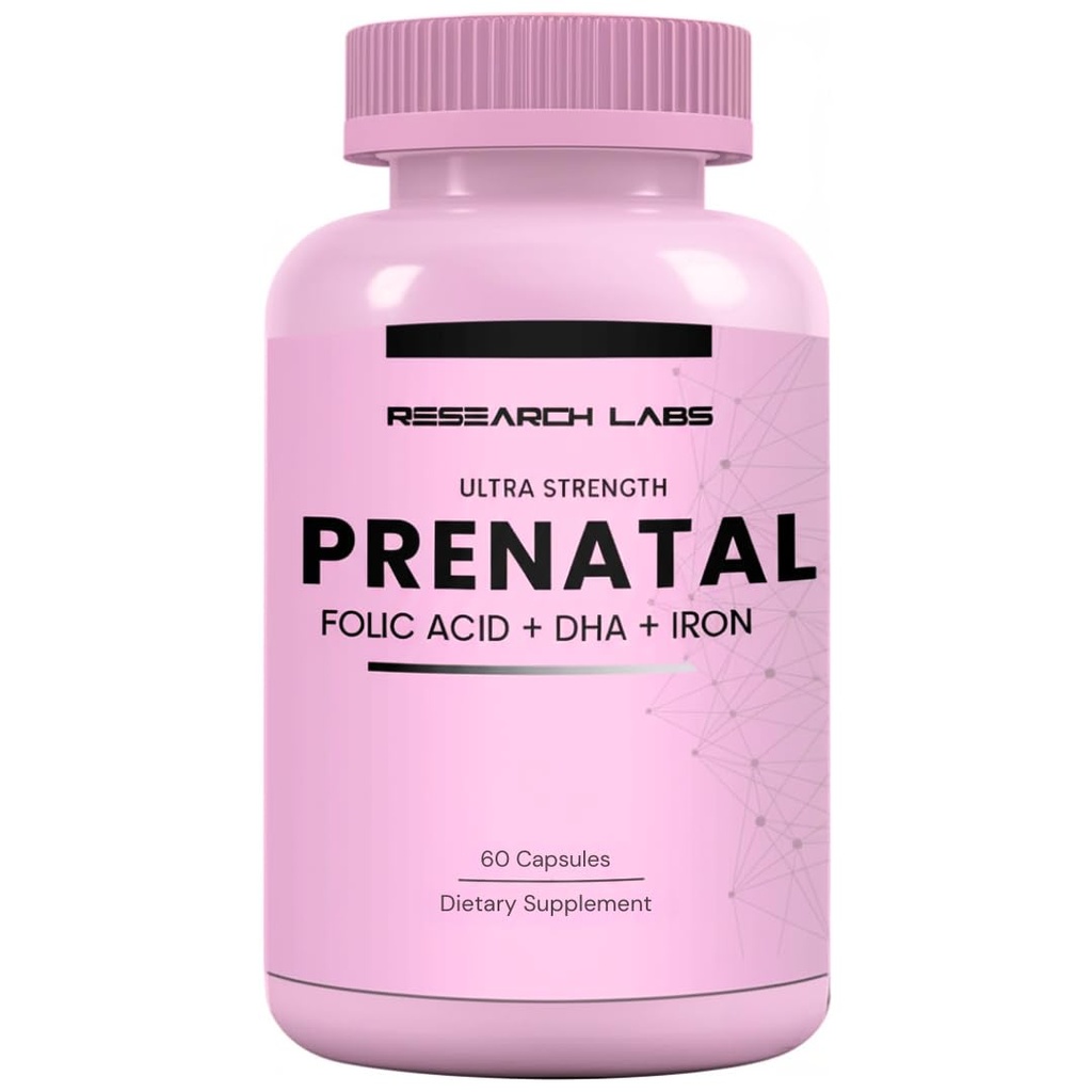 Onderzoek Labs Prenatale Vitaminen voor Vrouwen: 6X Meer Biobeschikbaarheid Methylated Folaat Foliumzuur MTHF 5 