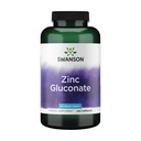 Swanson Zink Gluconaat - Mineral Supplement Prostate Health, Vision Health, & Immune Support - Gluconate Form for Optimal Absorptie - (250 Capsules, 50mg Each)