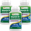 Best Naturals Vitamine B1 als Thiamine Mononitraat 100 mg tabletten (120 telling (verpakking 3))