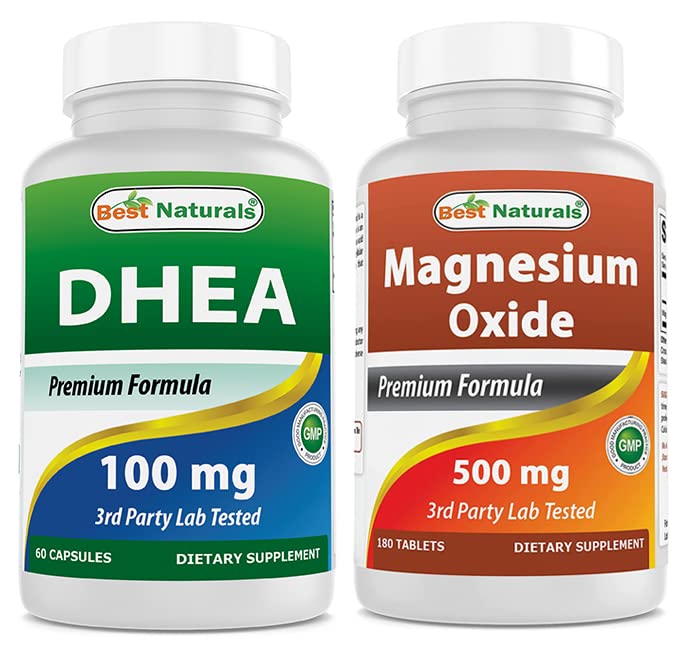 Best Naturals DHEA 100 mg & Magnesiumoxide 500 mg