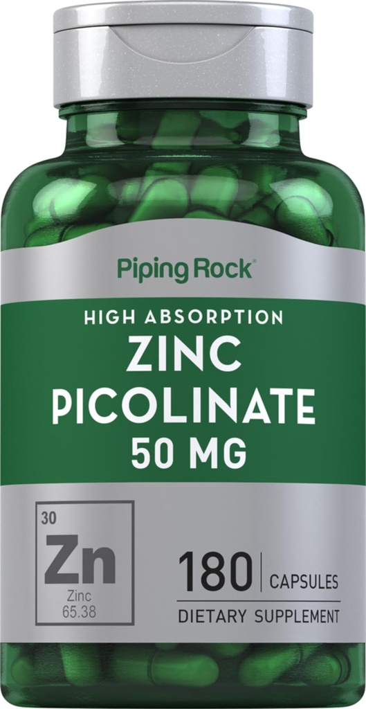 Piping Rock Zink Picolinate 50mg 