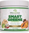 Prodigy Smart Greens - Super Greens Powder Smoothie & Drink Mix - Probiotica voor de spijsvertering van gezondheid en opgeblazenheid, eiwitten, groenten en fruit met Chlorella voor Gut Health