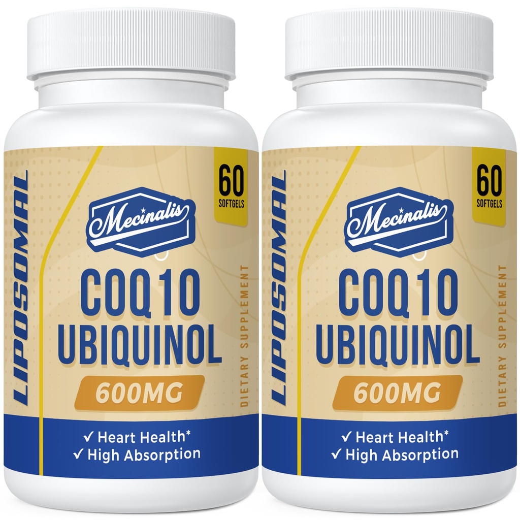 Liposomal CoQ10 Ubicuryl 600mg Softgels 