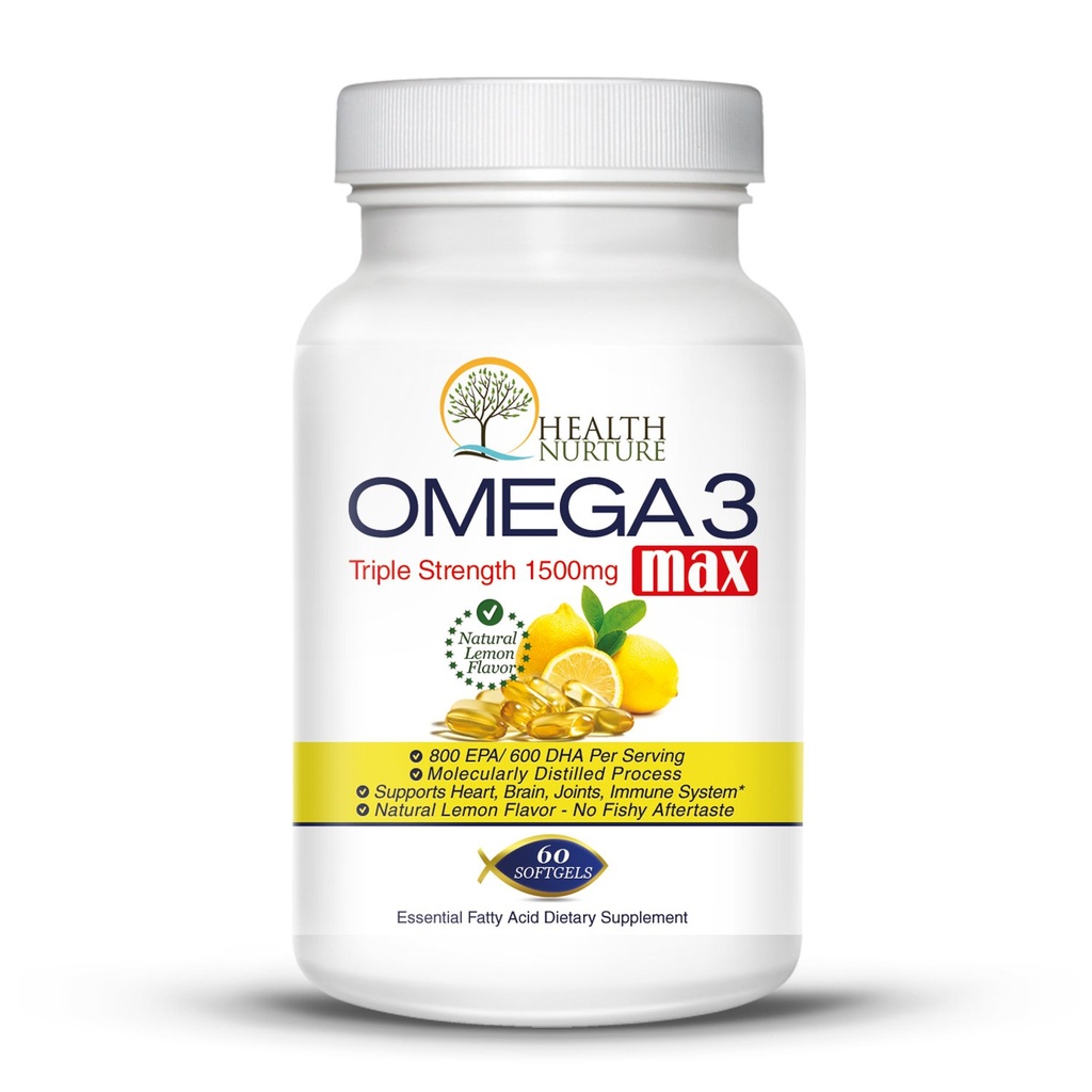 Visolie Omega-3 Maximale sterkte 1500mg (800 EPA/600 Dha) Farmaceutische kwaliteit visolie