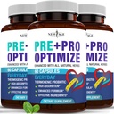 Pro Optimaliseren Probiotica voor vrouwen, Menopauze, 70 miljard CFU, spijsverteringsgezondheid - Ondersteuning voor opgeblazenheid, Hot Flashes, gezamenlijke ondersteuning, nachtzweet - Gut Health & Metabolisme - Dong Quai (180 (Pack of 3))