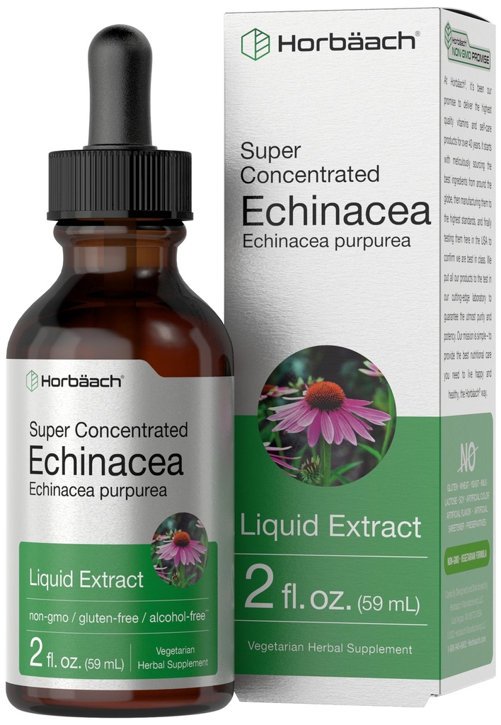 Horbaach Echinacea Drops Herb Tinctuur 2 fl oz 
